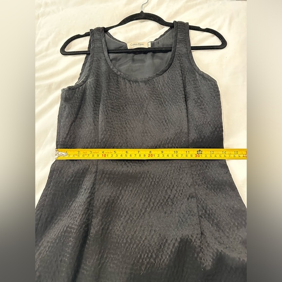 Vintage Calvin Klein Collection- Black Sample Silk Dress - Picture 5 of 7
